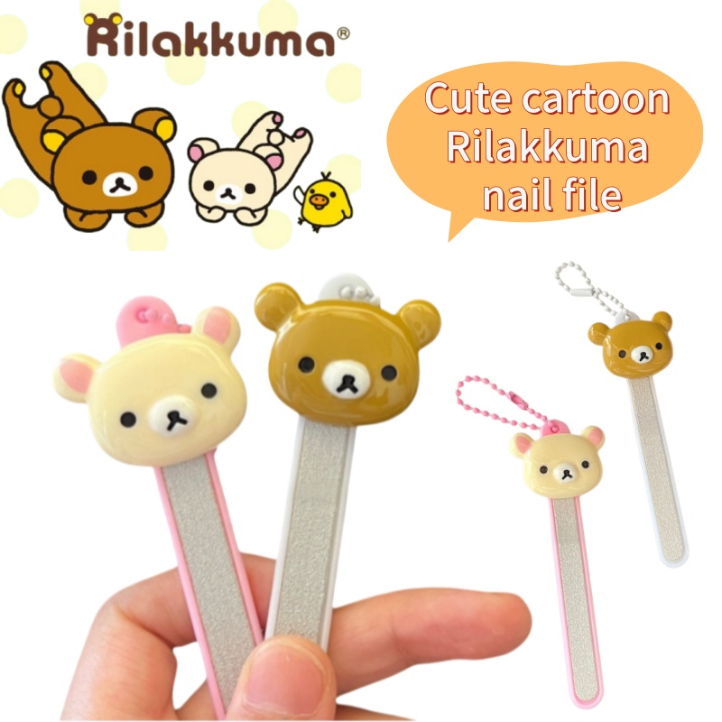 Nail Art - Rilakkuma cartoon anime nagelkunstgereedschap voor het