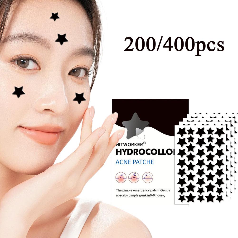 Hydrocolloid Pimple Patch - 200/400 stuks Zwarte Ster Hydrocolloïde Acne