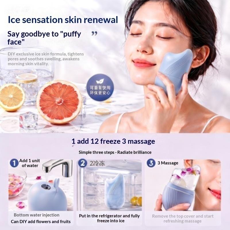{+} IJsroller voor gezicht en  - Face Ice Roller Puffiness recensie en prijs