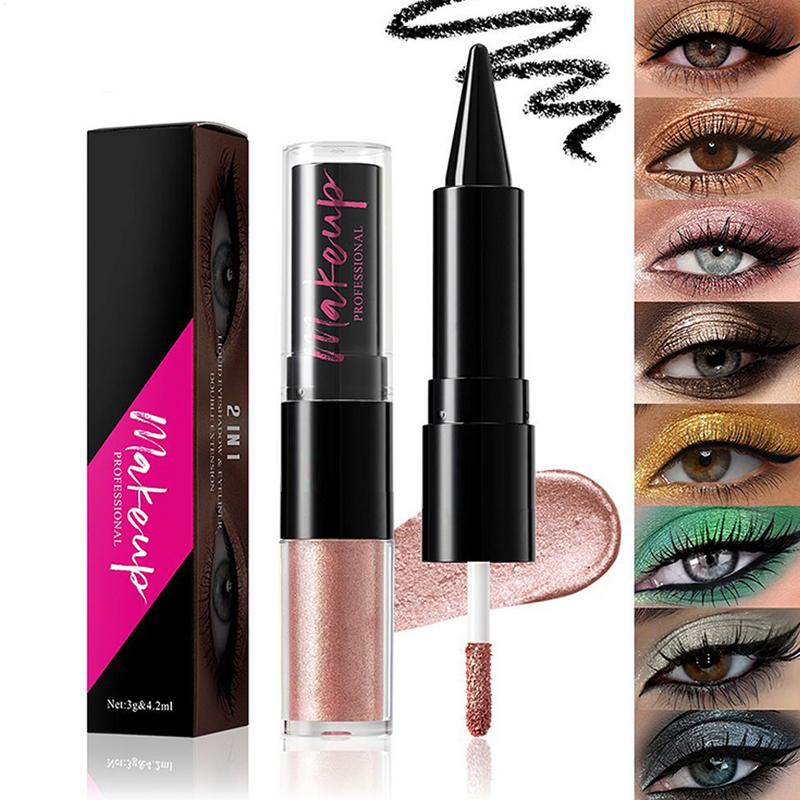 2-in-1 kleurrijke vloeibare oo - Waterproof Liquid Eyeliner Pen recensie en prijs