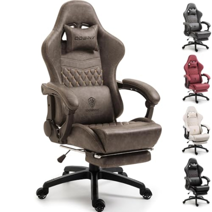 Grote, hoge vintage gamingstoe - Massage recensie en prijs