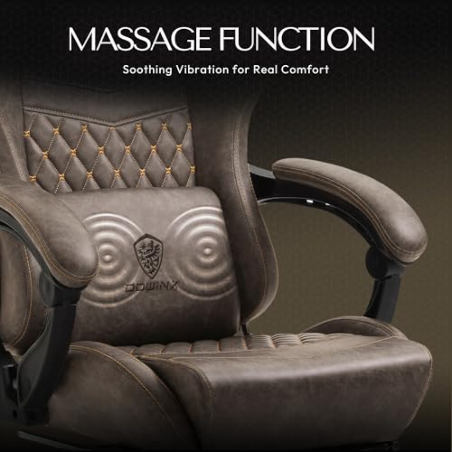 Grote, hoge vintage gamingstoe - Massage recensie en prijs