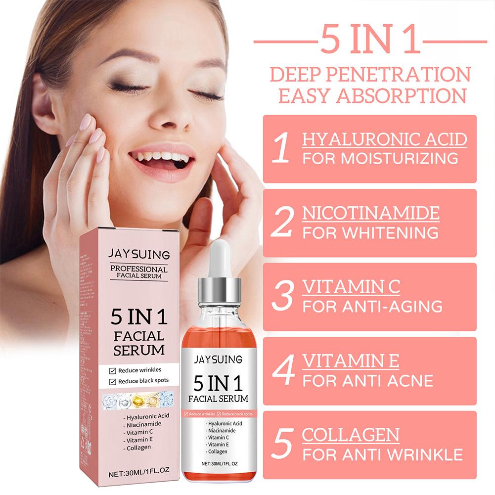 5-in-1 vitamine C & hyaluronzu - Hyaluronic Acid Facial Serum recensie en prijs