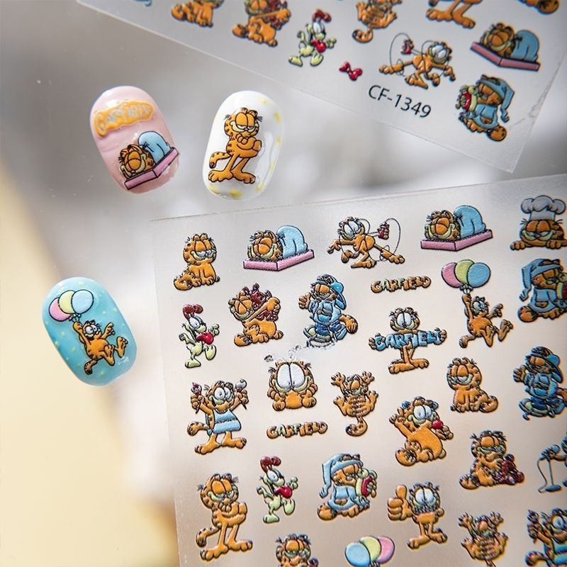 Nieuwe Garfield Nail Art Stick - Nail Art recensie en prijs