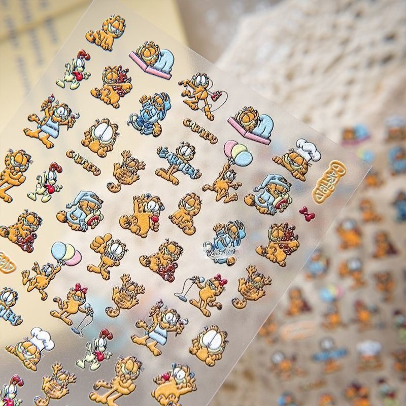 Nieuwe Garfield Nail Art Stick - Nail Art recensie en prijs
