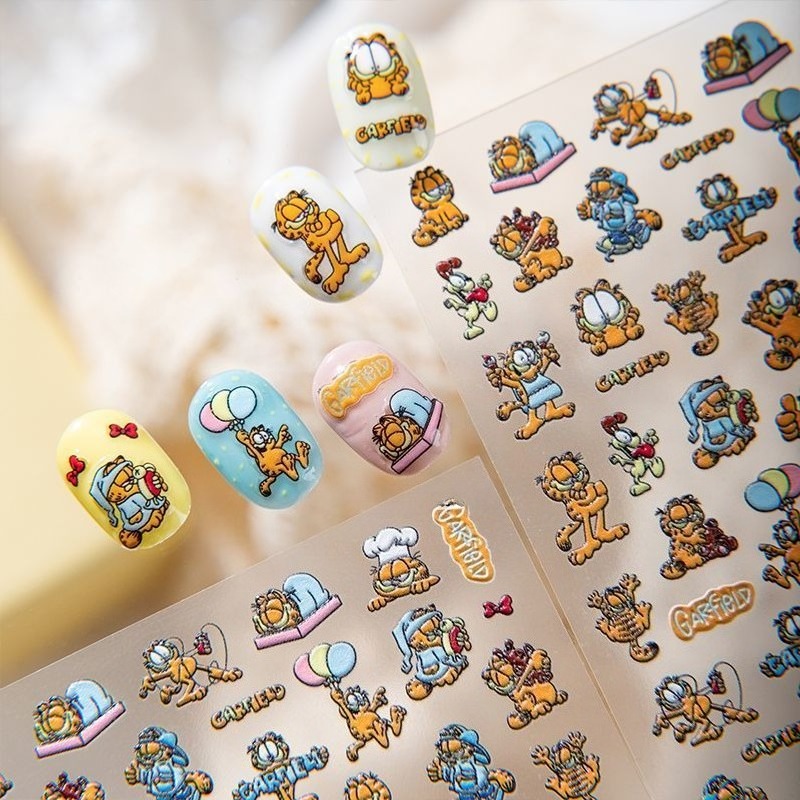 Nieuwe Garfield Nail Art Stick - Nail Art recensie en prijs