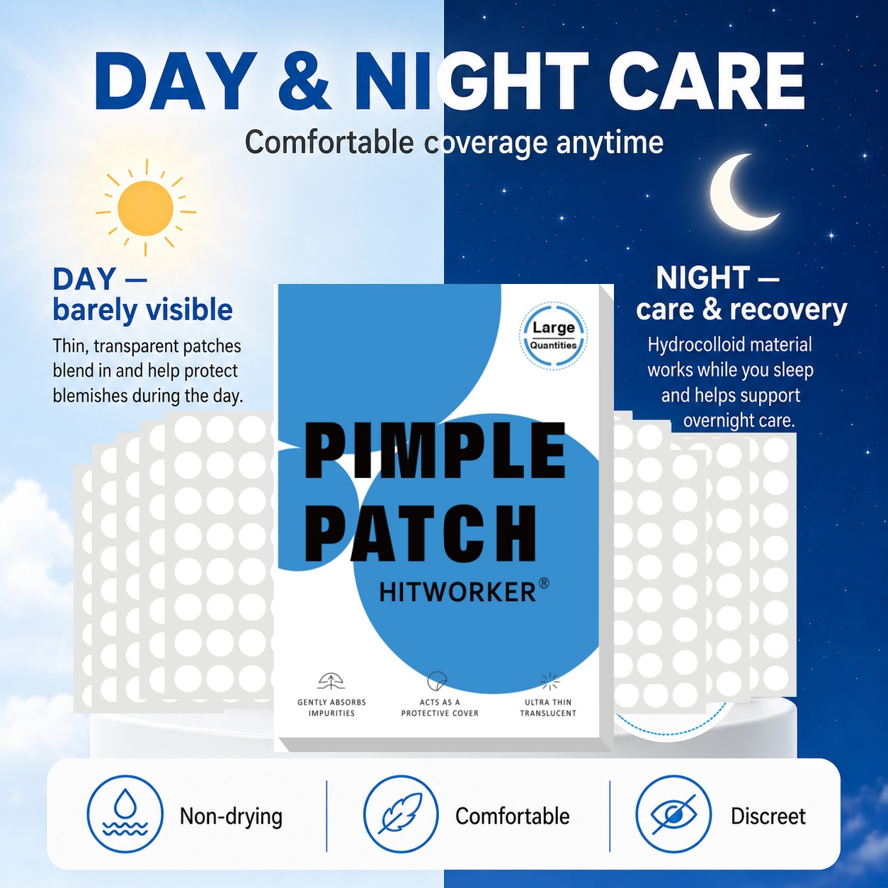 800 stuks Hydrocolloïde Acne P - Hydrocolloid Pimple Patch recensie en prijs