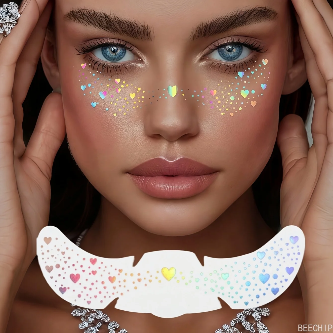 6 vellen glitter sproeten holo - Makeup recensie en prijs