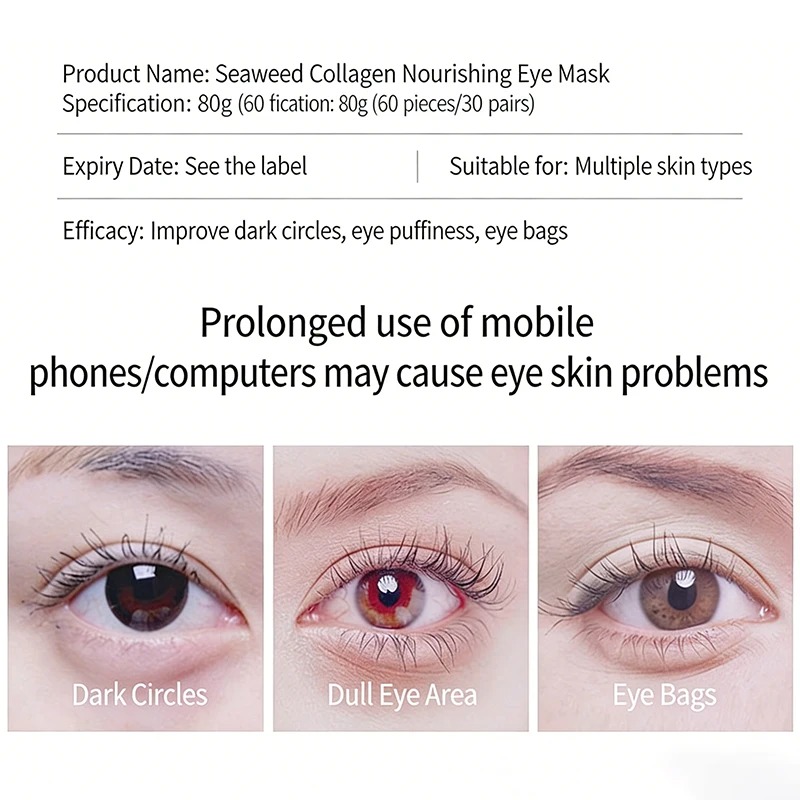 60 Stuks Goud Kristal Collagee - Collagen Under Eye Patches recensie en prijs